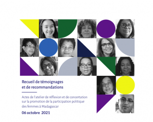  Compendium of testimonies and recommendations on women's political participation in Madagascar